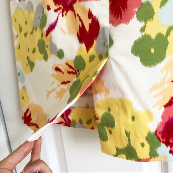 J. Crew Bright Floral Pencil Skirt - Picture 3 of 7